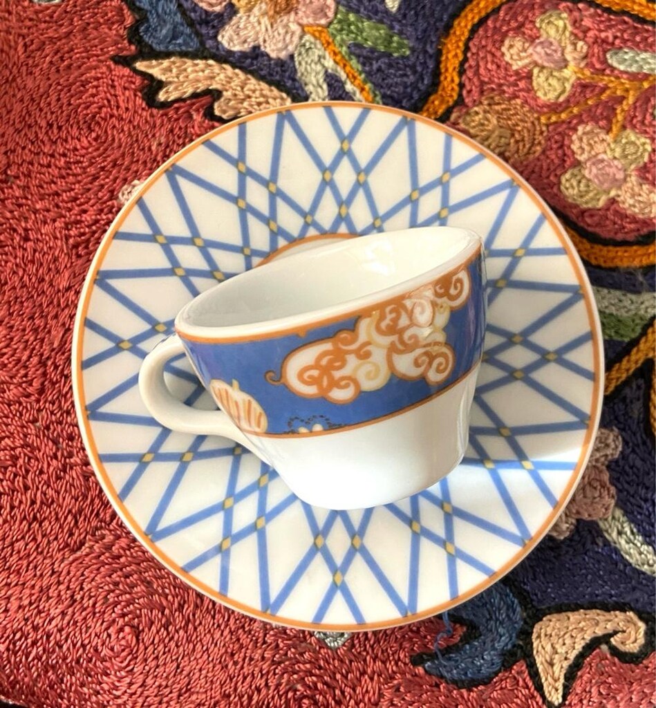 Vintage Danimarka Minyatür Porselen Fincan - 5
