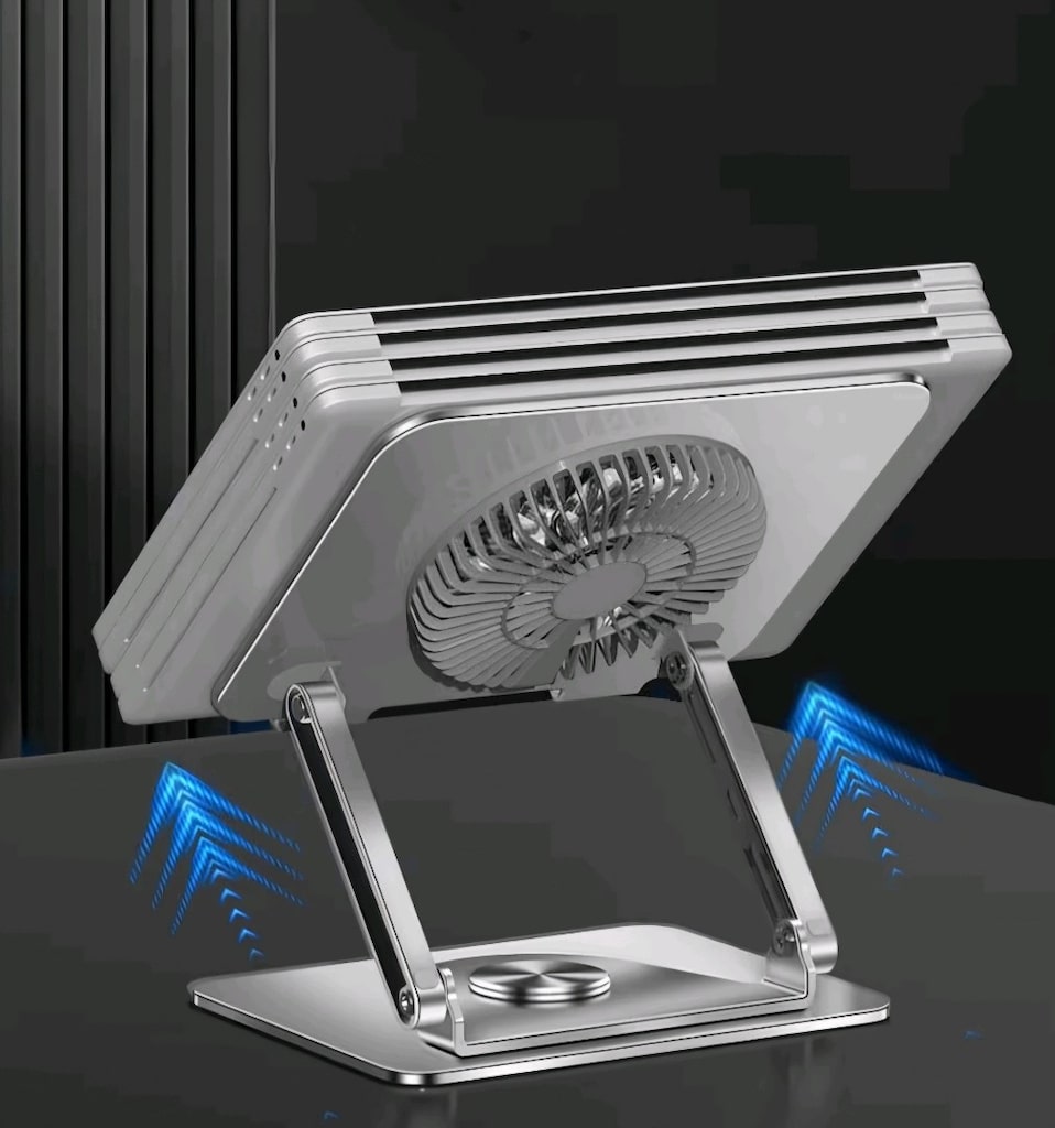SIFIR McStorey Premium Alüminyum Laptop Standı Manyetik Fanlı - 7