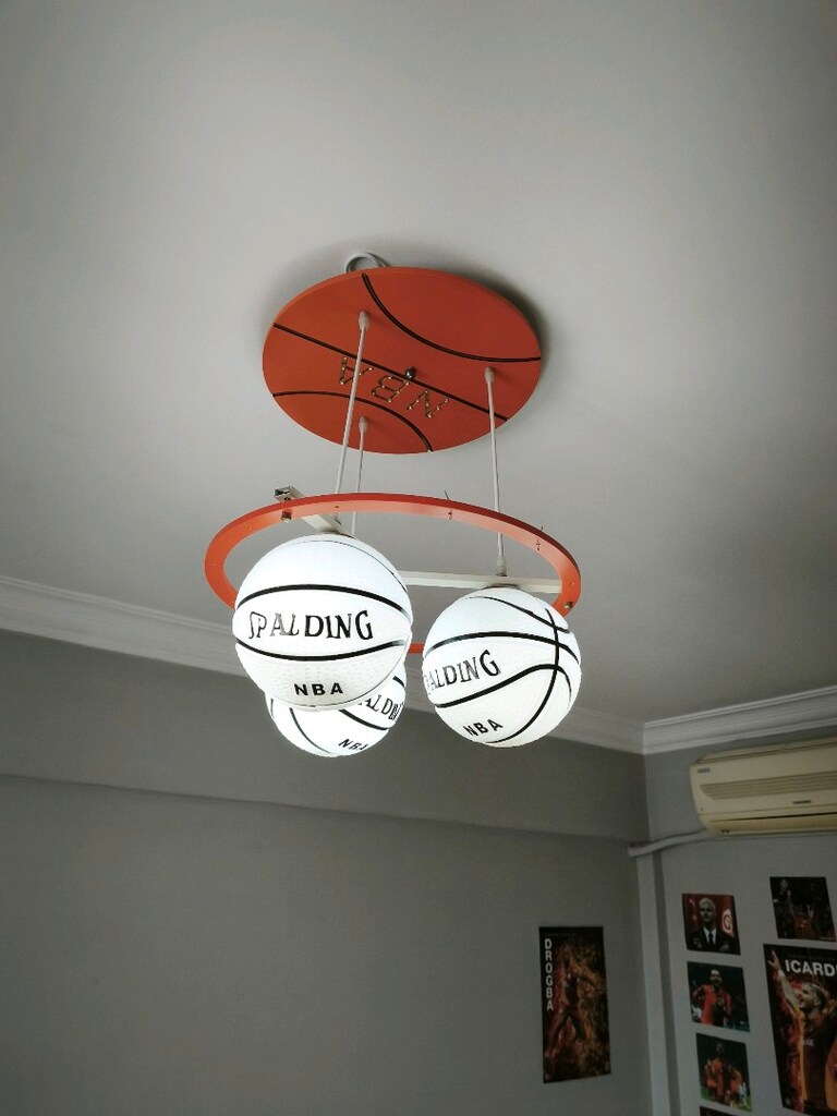 basketbol topu avize - 2