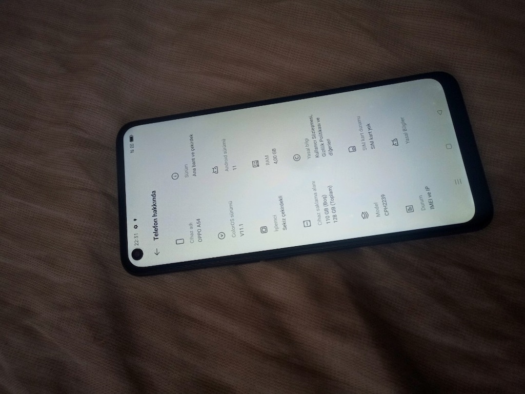 NFC 128GB HAFIZA OPPO A54 YURTİÇİ - 3