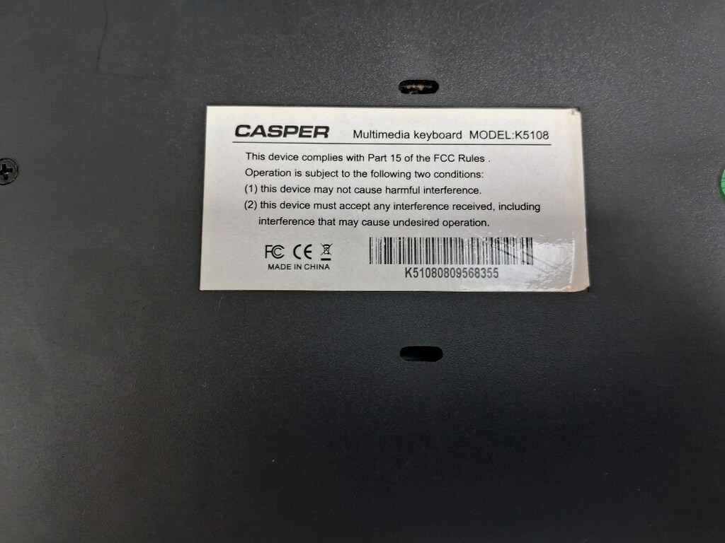 Klavye Multimedia Klavye CASPER marka k5108 model Klavye Sağlam çalışı - 5