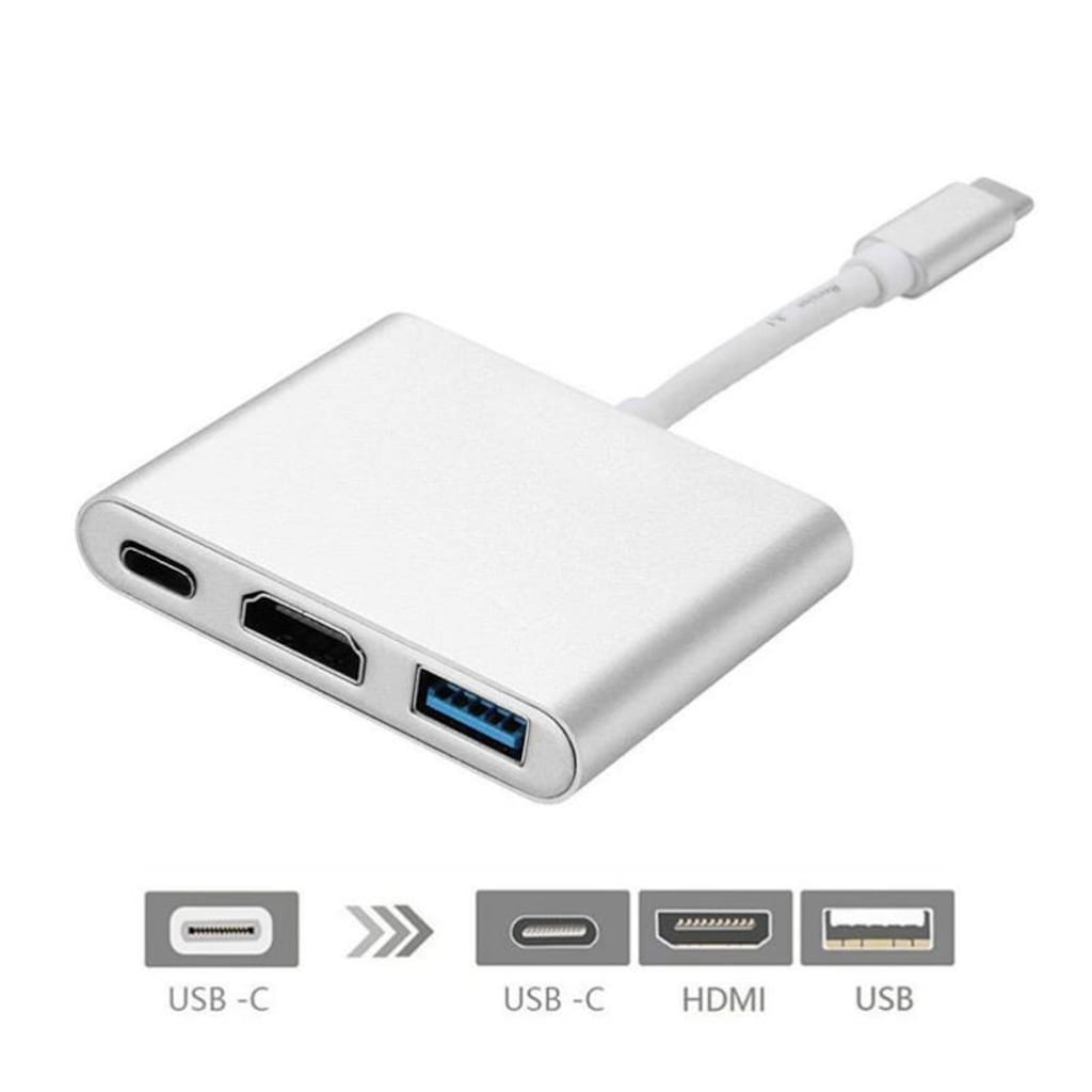 Usb 3.1 Type C To Hdmi USB Type-C 3.0 HDMI Çevirici Dönüştürücü - 3