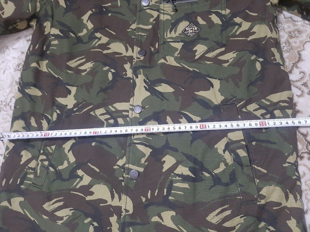 Sıfır Orj. Superdry Erkek Mont M Beden Kamuflaj tipi Sıfır Mont - 14