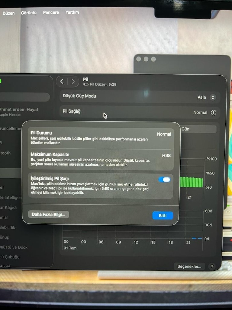 Tertemiz, Garantili MacBook M2 16GB - 5