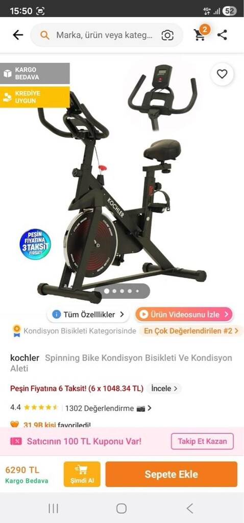 eliptik bisiklet - 2