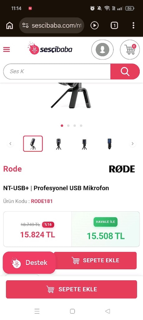 Rode NT-USB+ Profesyonel Mikrofon - 7