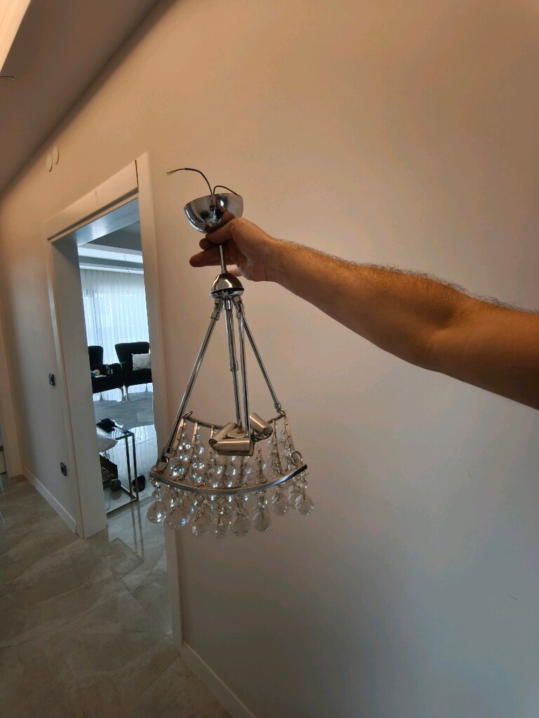 Kristal Taşlı Avize 35cm - 2