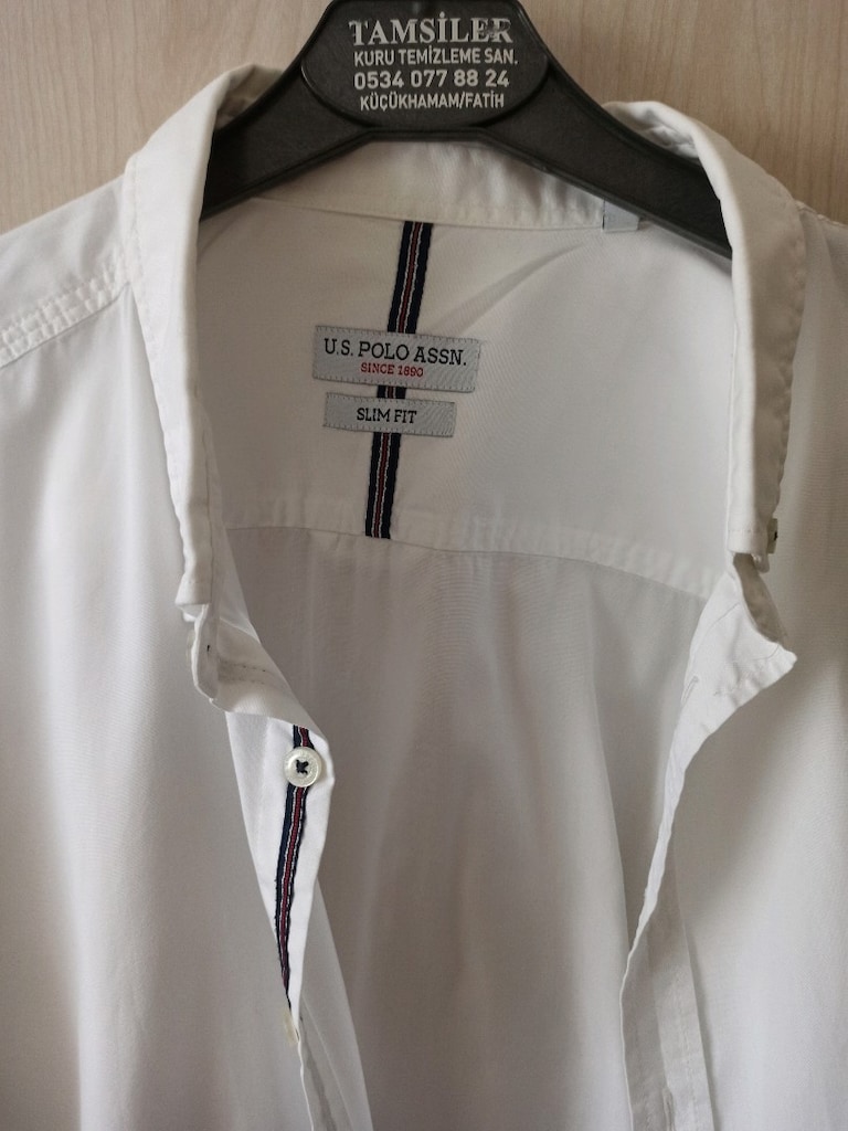 Sıfır gibi Orjinal U.s polo XXL Oxford beyaz gömlek - 11