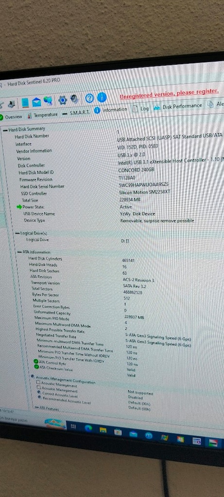 SSD 240 TEMİZ 2 EL - 8