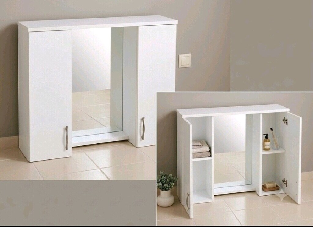 Banyo Seti: Üst Dolap & Ayaklı Lavabo - 4