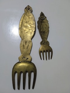 KABARTMA SELİMİYE DESENLİ AĞIR BÜYÜK BOY ÇATAL & MEVLANA FİGÜRLÜ ÇATAL - 3