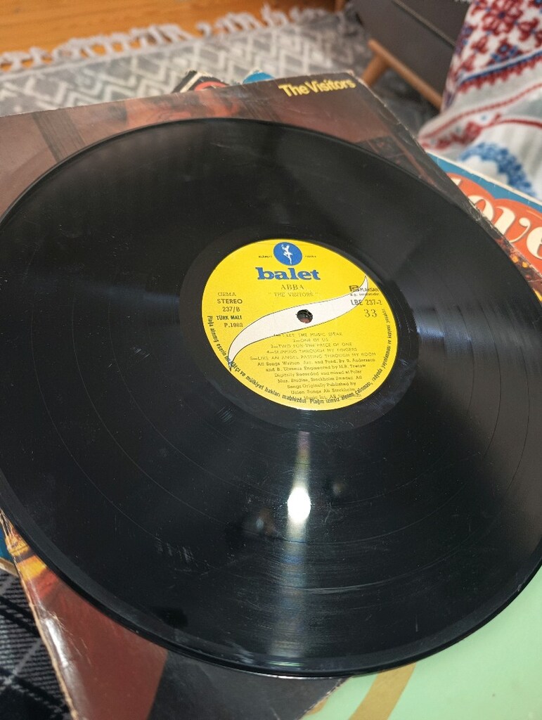 ABBA 81yılı plak - 3