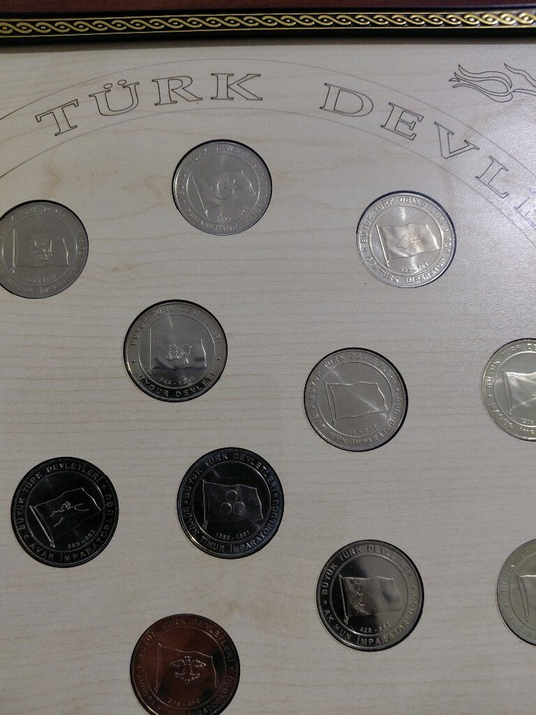 Tarihte 16 Türk Devleti Para seti - 6