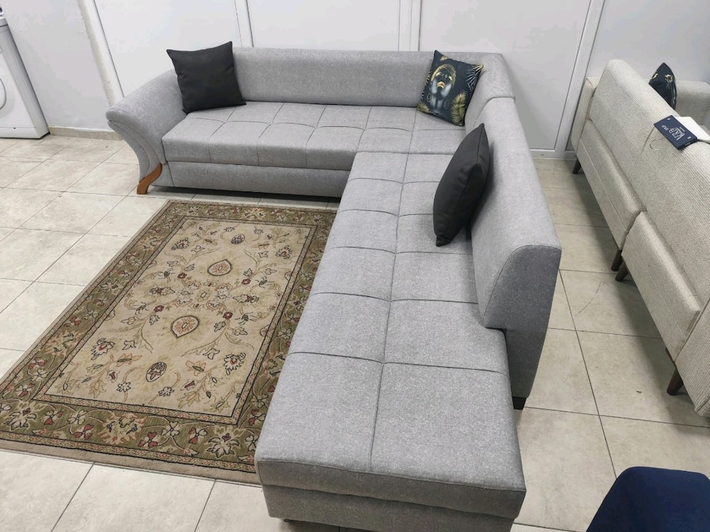 sıfır Kaplama Gri Köşe Koltuk L koltuk takımı - 5