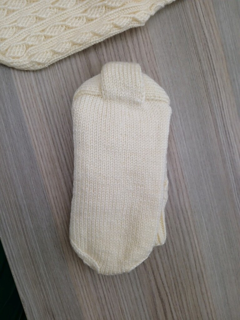Şiş örgüsü yün çorap - 3