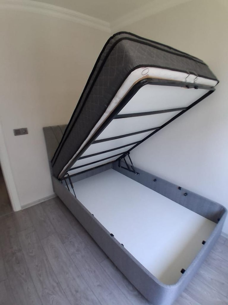 120*200cm 1,5 kişilik baza başlık Petli yatak - 2