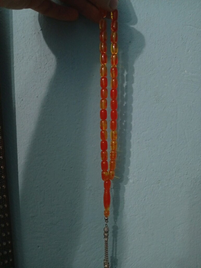 opal kesim sıkma kehribar tesbih - 2
