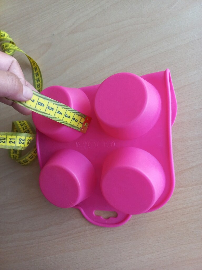 6'lı pembe silikon muffin ve kek kalıbı. - 5
