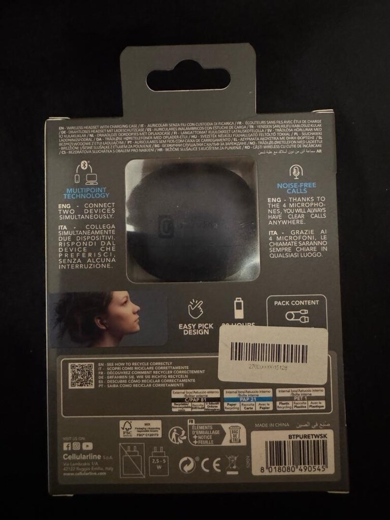 cellularline bluetooth kulaklık - 5