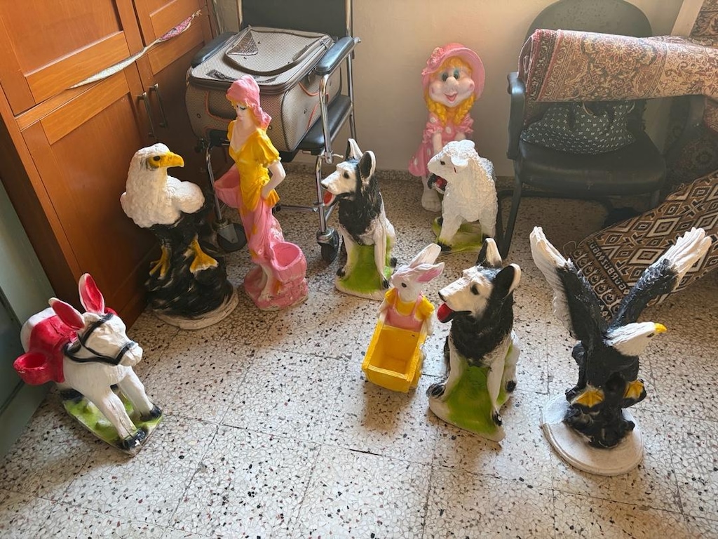 bahçe süsleri-bahçe heykeli-bahçe hayvan figürü