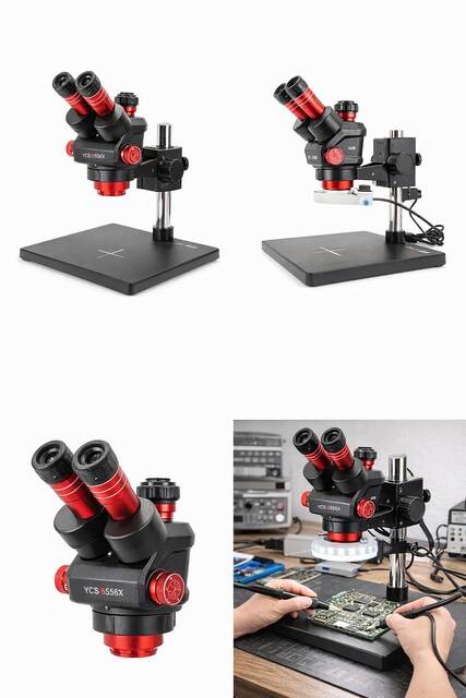 YCS-6558XS 6.5X-58X Döndürme Trinoküler MİKROSKOP