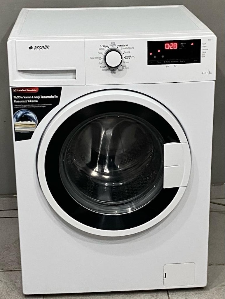 Arçelik 8 Kg Yeni Nesil A+++ Çamaşır Makinesi - 4