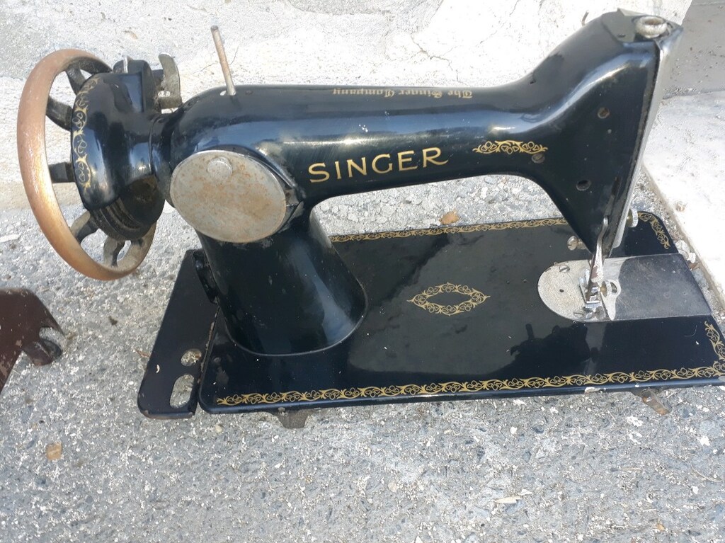 dikiş makinesi eski antika - 9