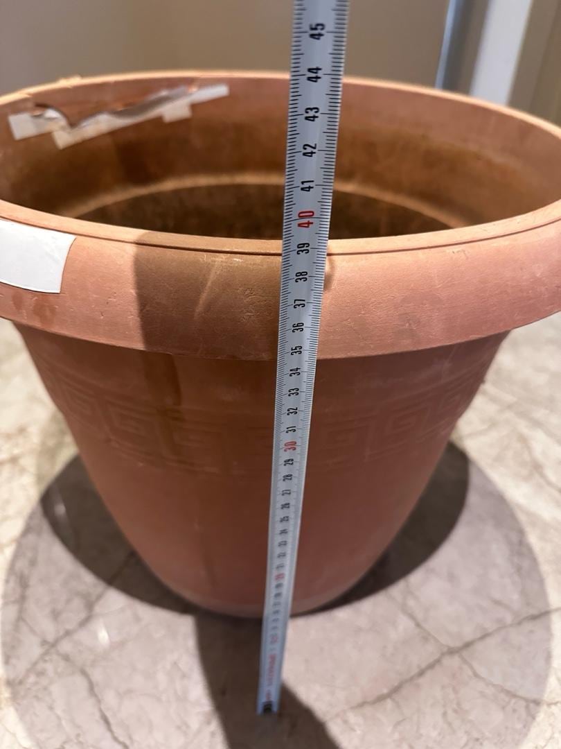 bahçe saksı plastik büyük 38 boy 40 en - 2