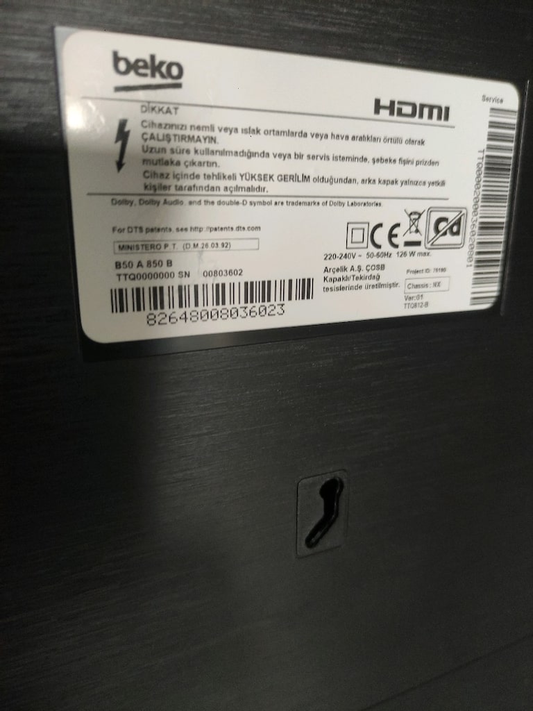BEKO 50 İNÇ SMART LED TV EKRANI KIRIK!!!! - 6