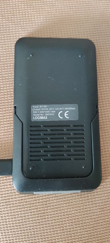 Logimax BM3042 15W'a kadar kablosuz şarj desteği sunan kablosuz şarj - 2