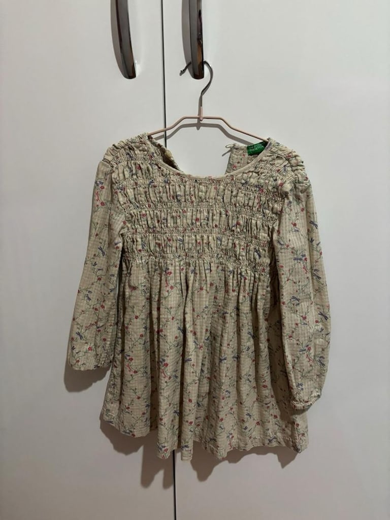 benetton kız çocuk elbise