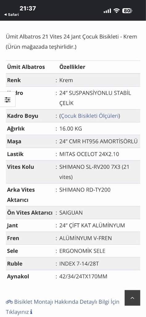 26 inç Ümit albatros büyük bisiklet - 6