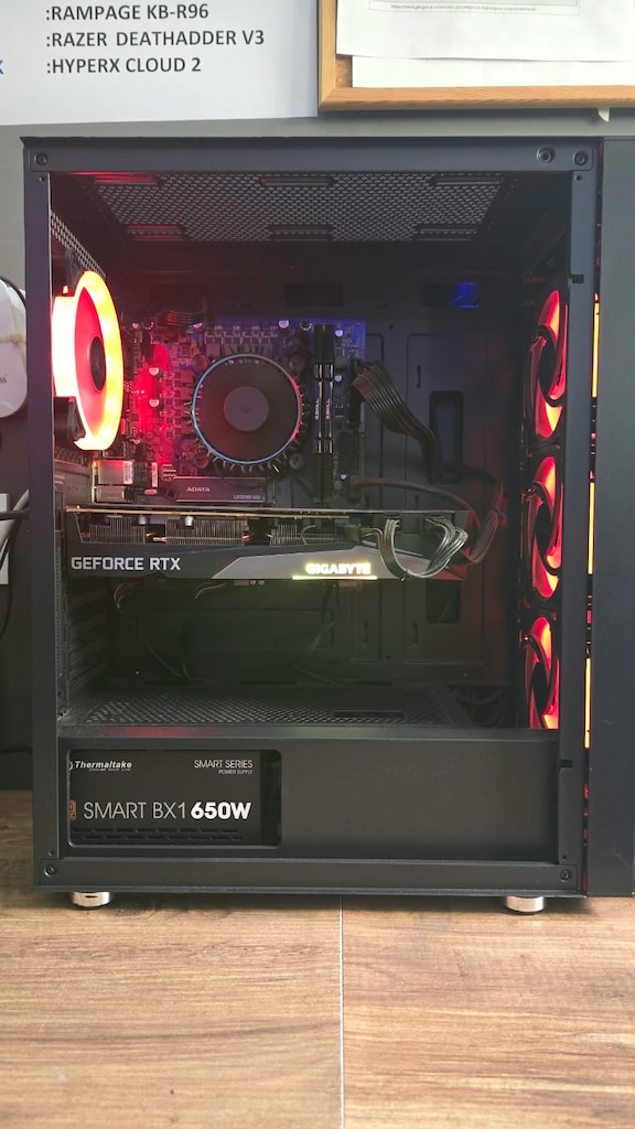 İ5 12400F - RTX3070 8GB - 1TB M2 - 16GB 3200 DDR RAM OYUNCU KASASI - 2