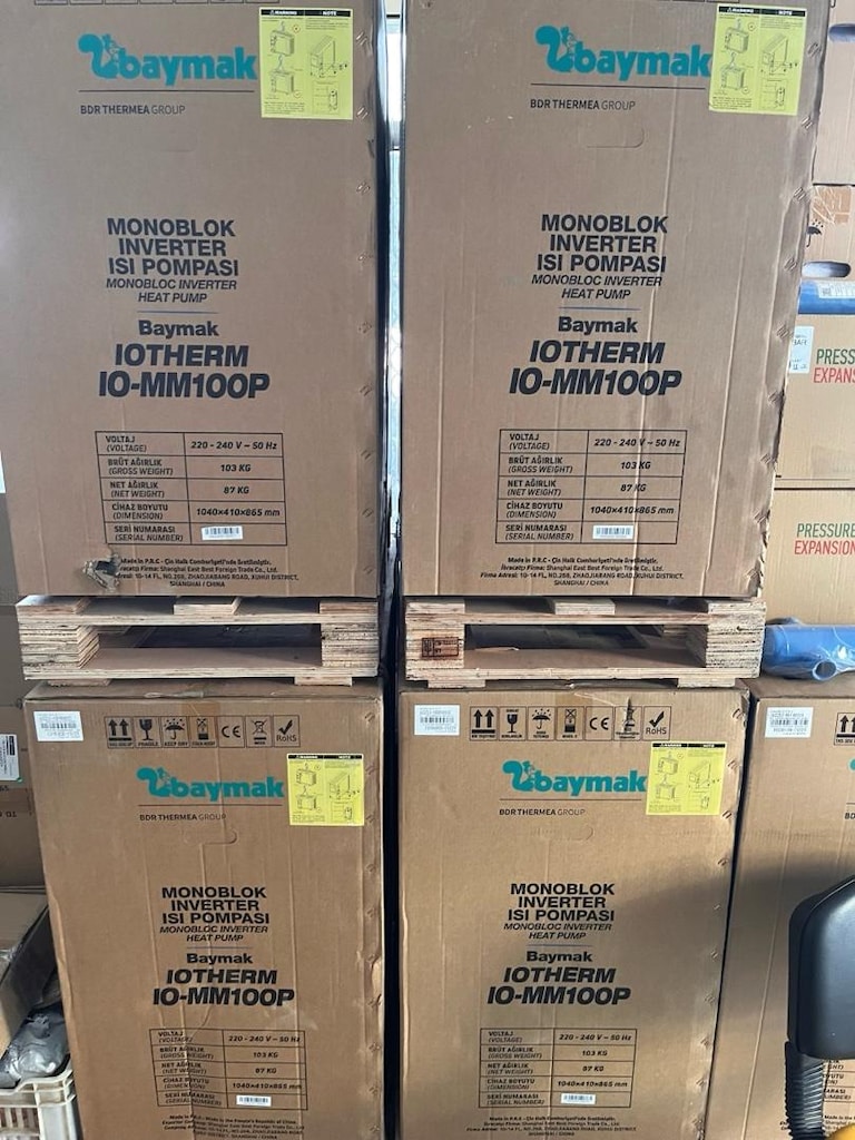 BAYMAK ISI POMPASI <> 10 KW <> SIFIR <> KAPALI KUTUSUNDA - 8