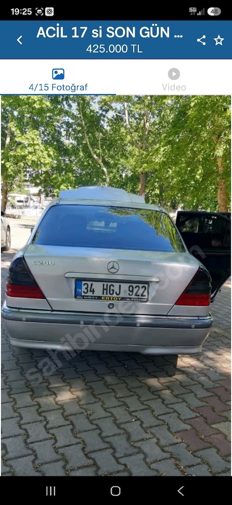 1998 C-200 ELEGANCE KLİMA SUNROOF BENZİN -LPG - 5