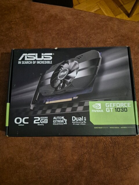 asus gt1030 2gb ekran kartı