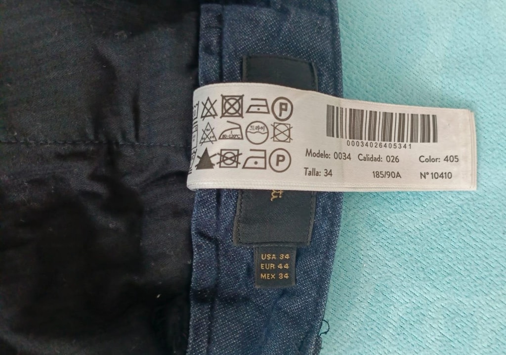 Massimo Dutti Koyu İndigo Regular Fit Erkek Pantolon (44 Beden) — görsel 3/4