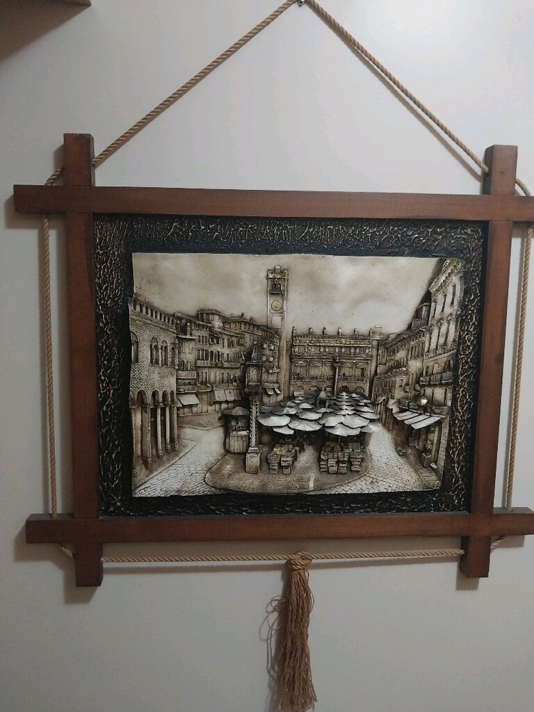 Ahşap Polysster Tablo - 3