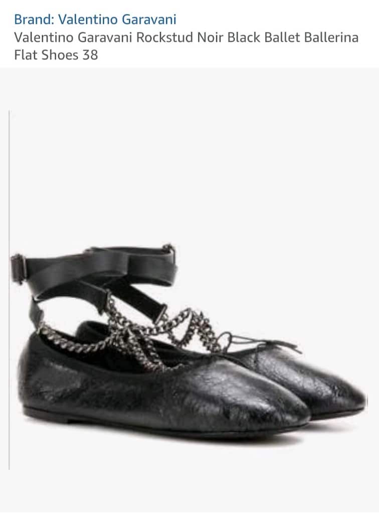 VALENTINO GARAVANI bale ayakkabı (38 numara) - 8