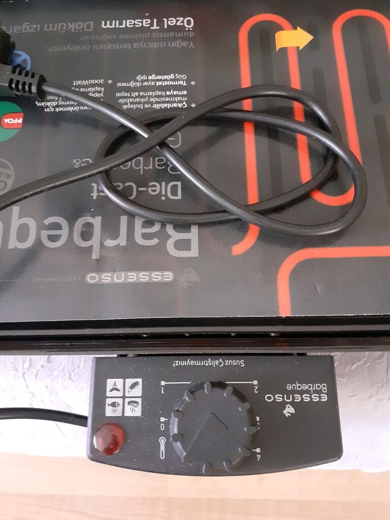 Essenso Döküm Elektrikli Barbeque Grill (Dumansız Izgara) - 3