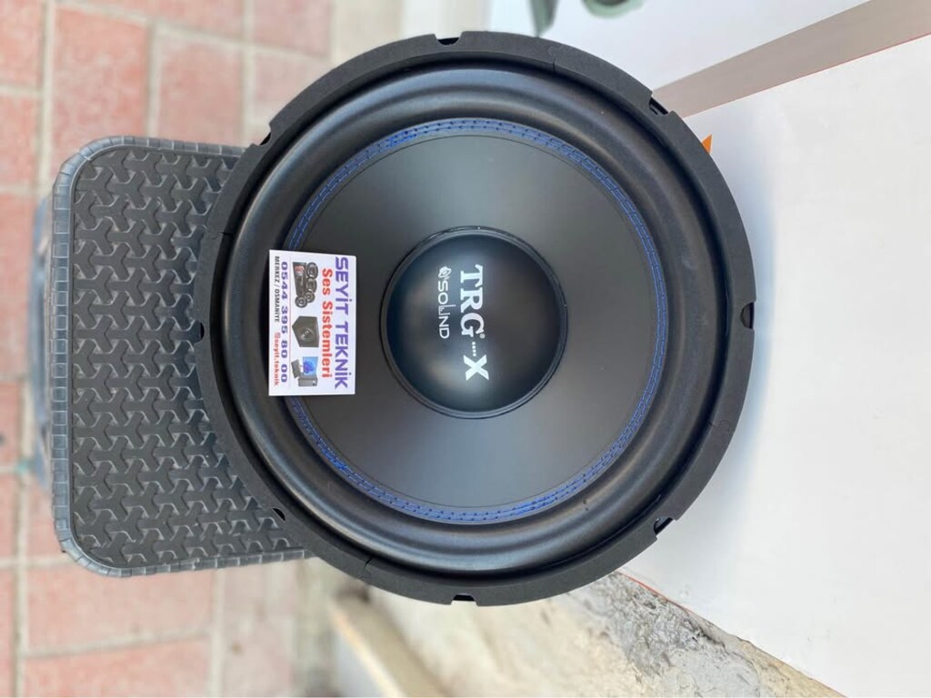 TRG-X BASS BUFER 38CM 1500WAAT 30CM 1200 WAAT ŞOOK FİYAT ÇİFT BOBİN - 5