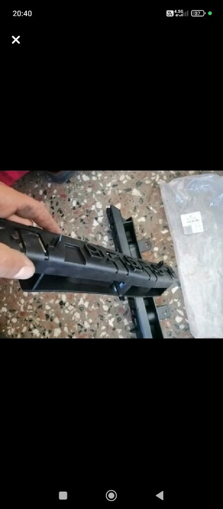 Citroen c5 ön tampon braketi - 5