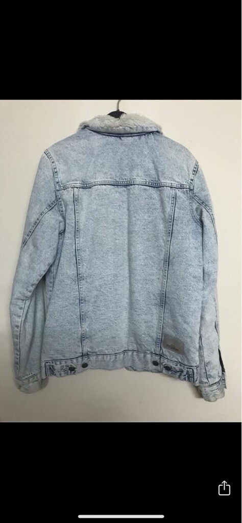 pull and bear yünlü kot ceket - 2