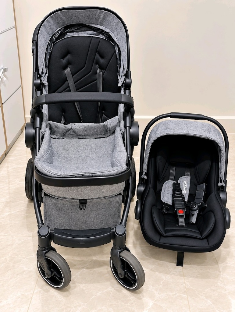 TommyBaby Toranto Black VIP Travel Sistem Bebek Arabası + Oto Koltuğu - 4