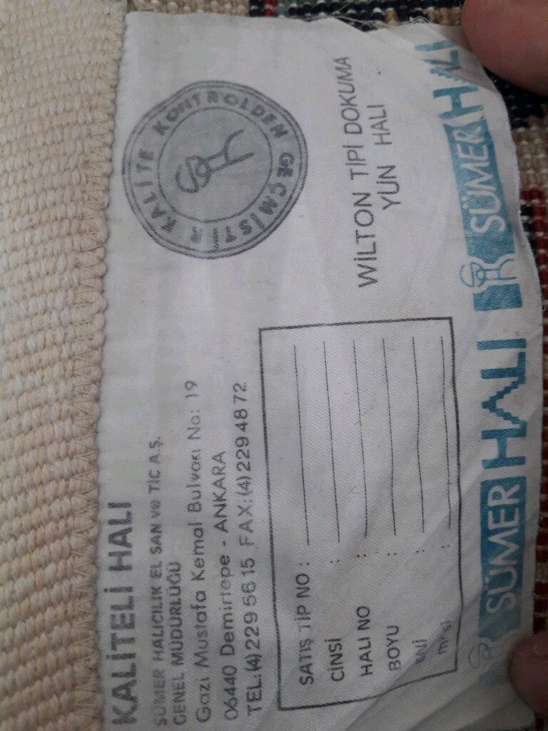35 yıllık elle dokuma yün hali - 4