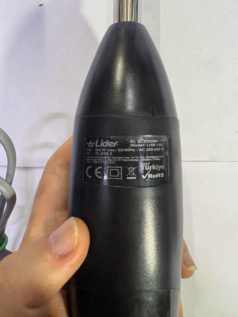 Lider Style 400W Çubuk Blender – Turbo Fonksiyon, Paslanmaz Çelik - 4