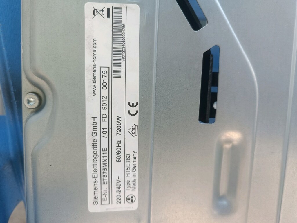 siemens ET625MN11E indüksiyon ocak kart ve rezistanları - 9