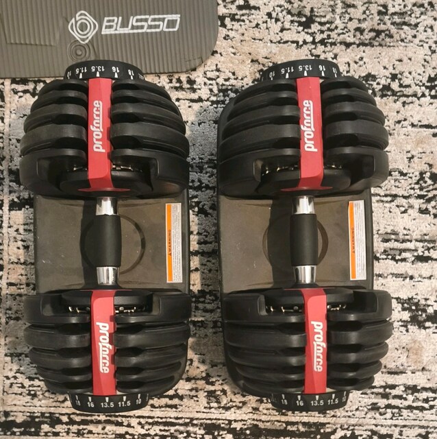Proforce Ayarlanabilir Dambıl Seti (2 Adet) + Rota Gym Profesyonel Ağı