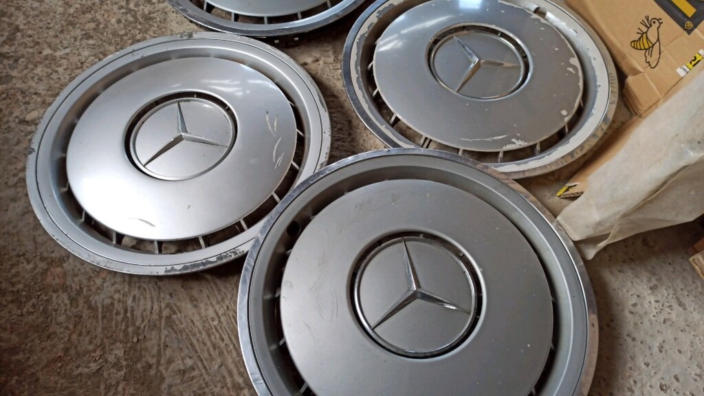 Mercedes Benz 15 inç cant kapağı takımı 4ADET Kara Cant takımı - 2