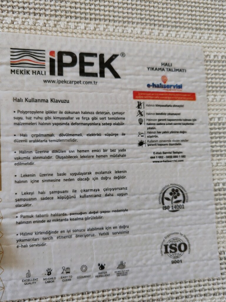 İPEK ALMOND İNCE YATAY ÇİZGİLİ PET DOSTU TÜY TOPLAMAZ PÜSKÜLLÜ BEYAZ - 10